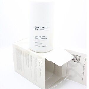 Community Sixty Oil Control Moisturizer with Niacinamide 1.7 fl oz 50ml New